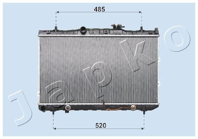 JAPKO Hűtő, motorhűtés RDA333031 JAPKO Hűtőradiátor RDA333031 tapasztalat
