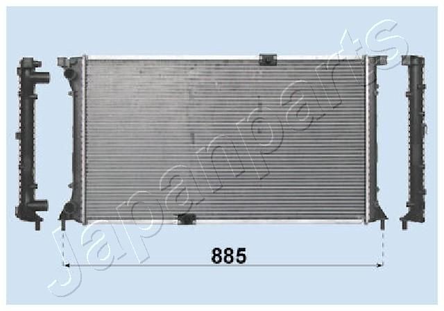 JAPANPARTS Radiators, Motora dzesēšanas sistēma RDC092032 Ūdens radiatori RENAULT JAPANPARTS RDC092032