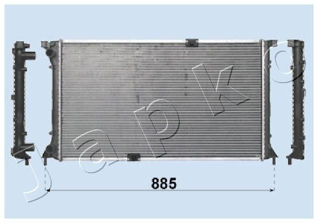 JAPKO Radiatore motore RDC092032 RDC092032 Radiatore Volkswagen JAPKO costo