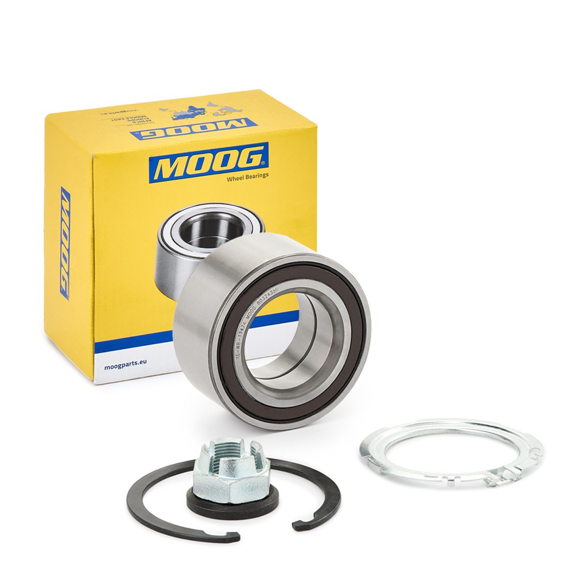 MOOG Kit cuscinetto ruota RE-WB-11474 MOOG RE-WB-11474 Cuscinetti ruota Renault Grand Scénic II originali prezzo