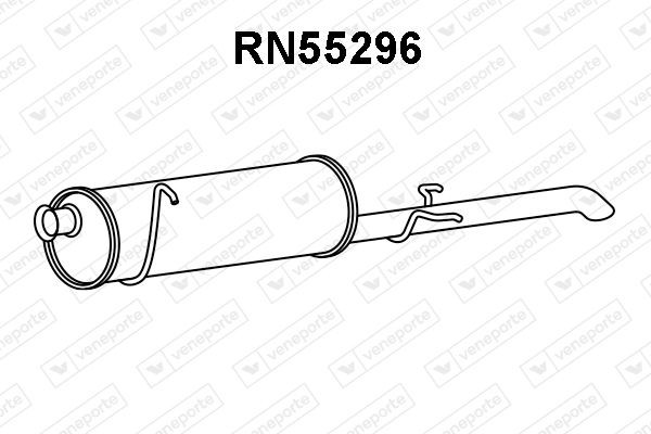 VENEPORTE Lõppsummuti RN55296 Summuti pütt VENEPORTE QASHQAI RN55296 odav