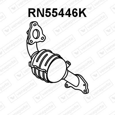 VENEPORTE Catalytic converter RN55446K Dacia DUSTER VENEPORTE catalytic converter RN55446K