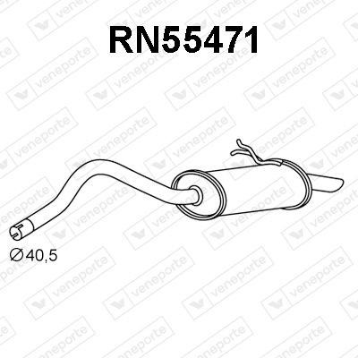 VENEPORTE Lõppsummuti RN55471 Summuti pütt VENEPORTE QASHQAI RN55471 odav
