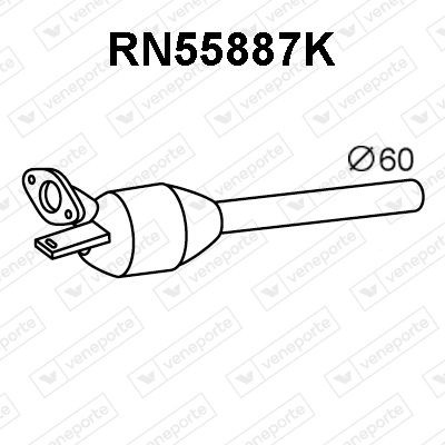 VENEPORTE Catalizzatore RN55887K RN55887K Catalizzatore RENAULT SCÉNIC VENEPORTE costo