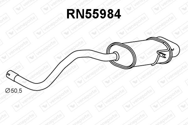 VENEPORTE Marmitta RN55984 RN55984 Marmitta posteriore RENAULT SCÉNIC VENEPORTE costo