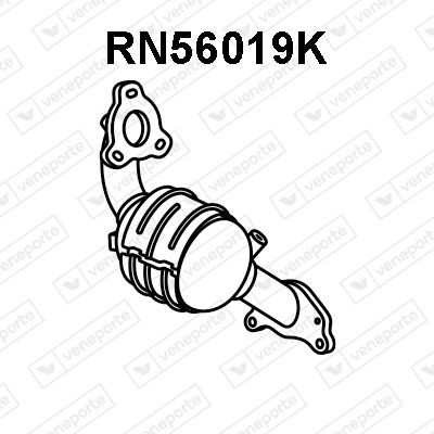 VENEPORTE Katalysator RN56019K RN56019K Katalysator DACIA DUSTER VENEPORTE