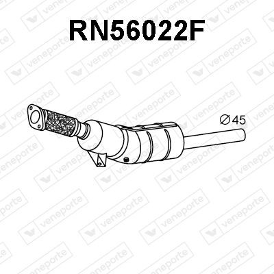 VENEPORTE Filtre à particules RN56022F DPF VENEPORTE DACIA RN56022F