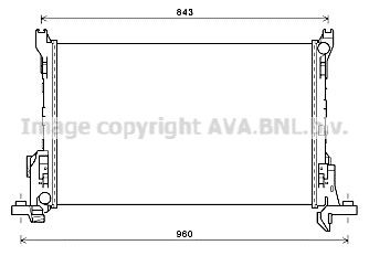 Radiaator, mootorijahutus PRASCO RT2625 PRASCO RT2625 Radiaator Opel VIVARO 2015