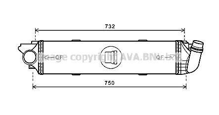 Intercooler PRASCO RT4622 PRASCO RT4622 Turbo intercooler Opel VIVARO 2019
