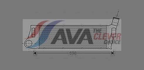 AVA COOLING SYSTEMS Vahejahuti RTA4316 RTA4316 Õhuradiaator RENAULT MODUS AVA COOLING SYSTEMS