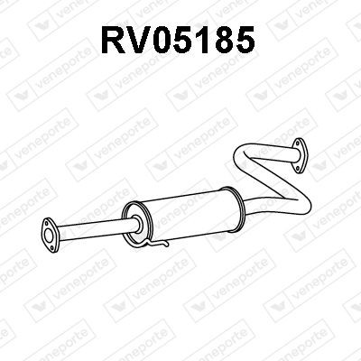VENEPORTE Silenziatore anteriore RV05185 Costo Marmitta anteriore VENEPORTE ROVER RV05185