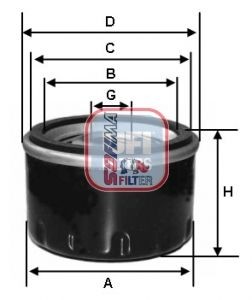 SOFIMA Õlifilter S 2640 R SOFIMA S 2640 R Õlifilter FORD Taunus '51 odav