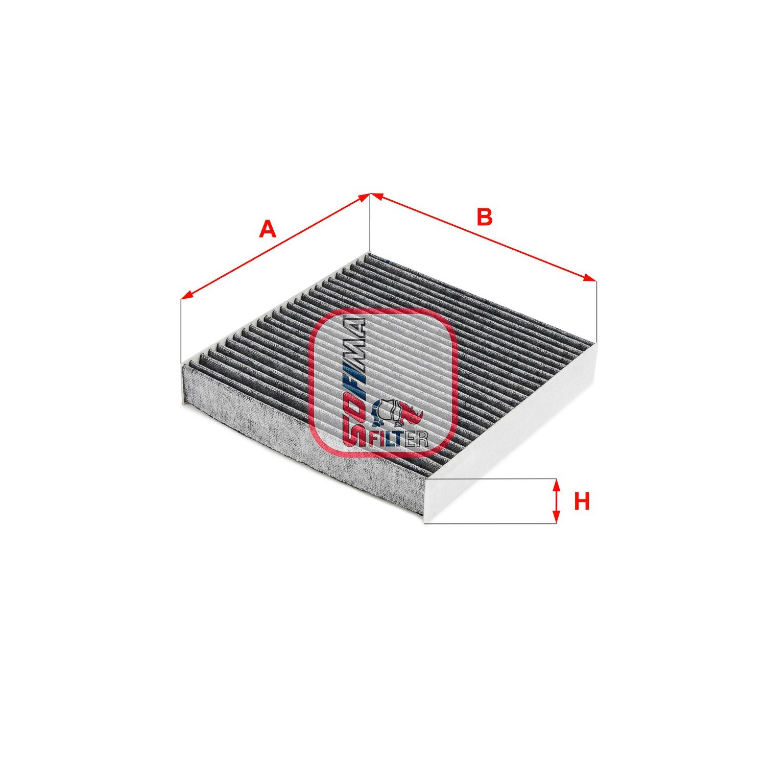 SOFIMA Kupefilter S 4248 CA Klimafilter SOFIMA CROMA S 4248 CA billige