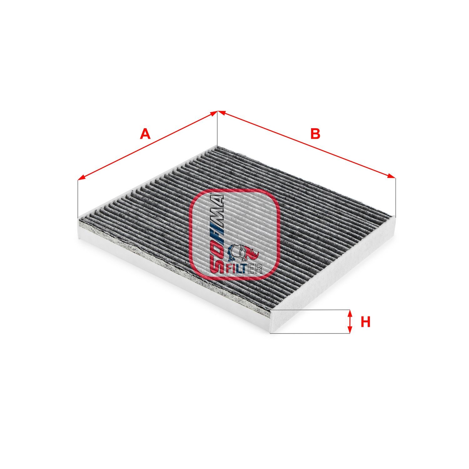SOFIMA Kupefilter S 4269 CA Pollenfilter SOFIMA CROMA S 4269 CA billige