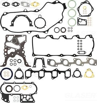 GLASER Hel packningssats, motor S31458-03 GLASER S31458-03 Packningssats vevhus Toyota Hiace 4 original