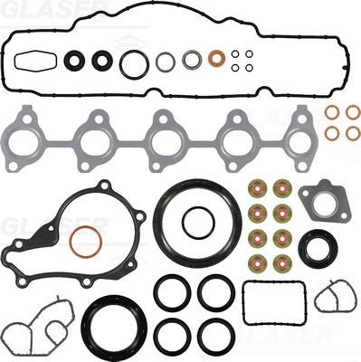 GLASER Motor pakking, complete set S36724-01 Citroën NEMO Motorpakking, set GLASER S36724-01
