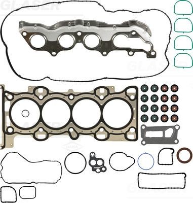 GLASER Motor pakking, complete set S37230-02 Koppakking, motor GLASER CX-9 S37230-02 goedkoop