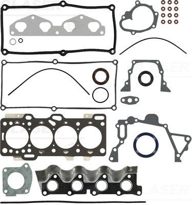 GLASER Full Gasket Set, engine S90205-00 S90205-00 GLASER full engine gasket set for HYUNDAI i20