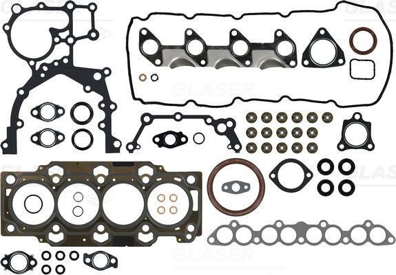GLASER Hel packningssats, motor S90234-00 S90234-00 Topplockspackning GLASER KIA SOUL