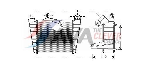 AVA COOLING SYSTEMS Intercooler SAA4020 prix Radiateur de turbo Seat 6L2 SAA4020 AVA COOLING SYSTEMS