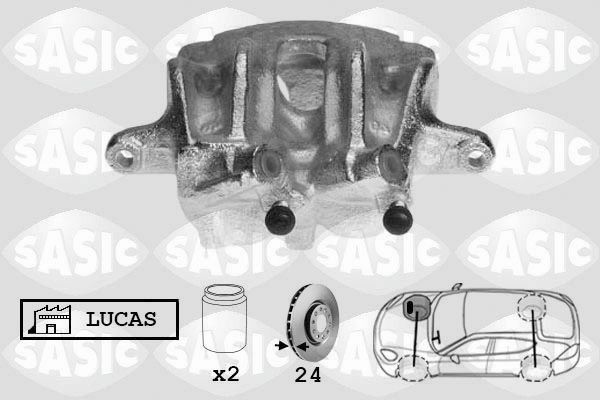 SASIC Bremžu suports SCA0067 Bremžu suports SASIC Peugeot BOXER SCA0067