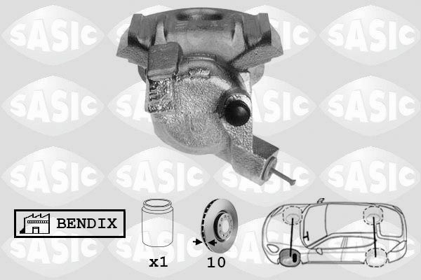 SASIC Pinza freno SCA4006 SASIC SCA4006 Pinze freni Renault 4 Station Wagon originale prezzo
