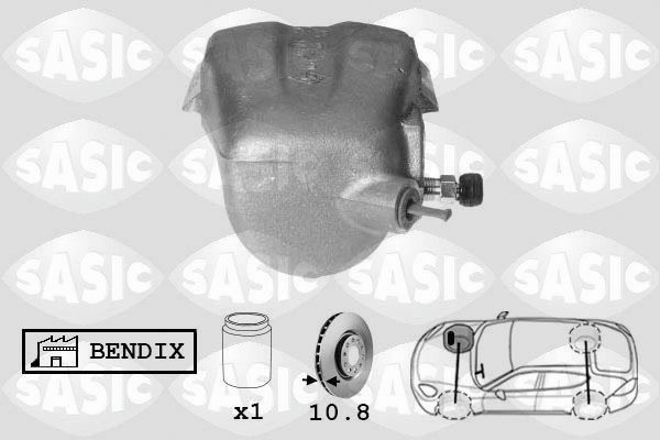 SASIC Bremssattel SCA6103 SCA6103 Bremssattel SASIC FIAT DOBLO