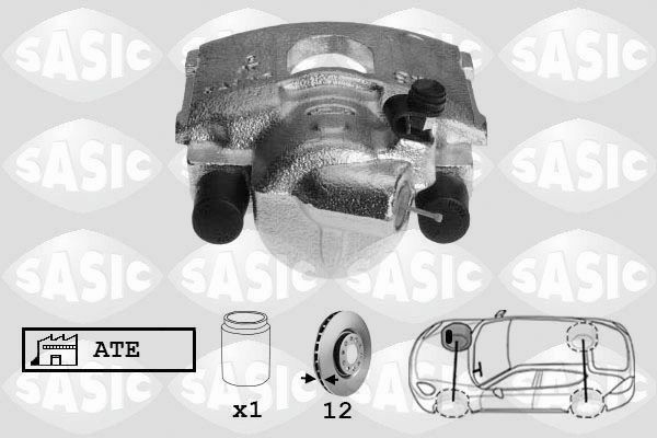 SASIC Pinza freno SCA6125 SCA6125 Pinze freni SASIC MAZDA 2 costo