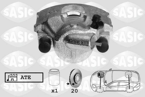 SASIC Pinza freno SCA6189 SCA6189 costo Pinze freni SASIC MAZDA 2