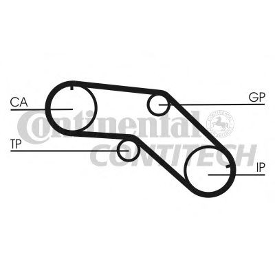 Kamrem CONTITECH CT1005 CONTITECH CT1005 Kuggrem Nissan SUNNY 2015