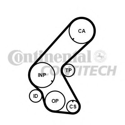 CONTITECH Jogo de correias dentadas CT1014K2 CONTITECH CT1014K2 Correia dentada Astra G Caravan originais preço