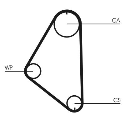 CONTITECH Tandremssæt med vandpumpe CT558WP1 CONTITECH CT558WP1 originale Opel Ascona C Tandremssæt hvad koster