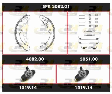 ROADHOUSE Pidurikomplekt, trummelpidur SPK 3082.01 SPK 3082.01 ROADHOUSE Trummelpidur Chrysler odav