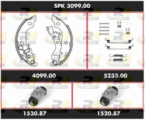 ROADHOUSE Brake Set, drum brakes SPK 3099.00 SPK 3099.00 ROADHOUSE brake set, drum brakes for AUDI Q5