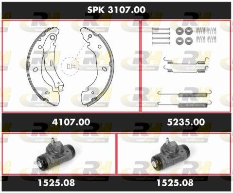 ROADHOUSE Kit freno, Freno a tamburo SPK 3107.00 SPK 3107.00 Super Precision Kit costo Kit freno, freno a tamburo ROADHOUSE FORD TRANSIT