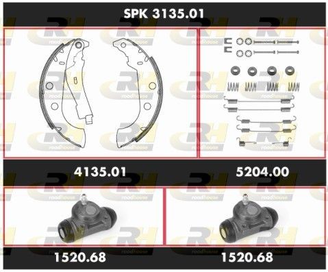ROADHOUSE Brake Set, drum brakes SPK 3135.01 SPK 3135.01 ROADHOUSE brake set, drum brakes AUDI Q5