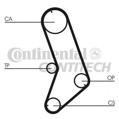 CONTITECH Tandremssæt CT647K1 CONTITECH CT647K1 Renault 134 Tandremssæt pris