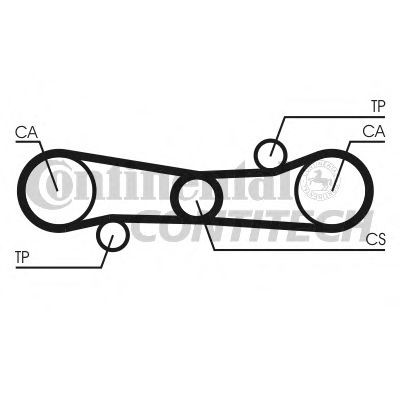 CONTITECH Tandrem CT654 CONTITECH CT654 Tandrem ALFA ROMEO 33 Sportwagon (905A) billig