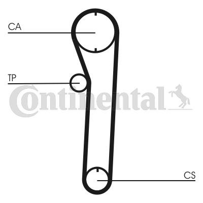 CONTITECH Registerrem CT680 CONTITECH CT680 Tannreim Subaru BRZ Coupé pris