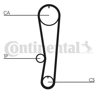 CONTITECH Kit de distribution CT824K1 CT824K1 Kit courroie de distribution SUBARU SVX CONTITECH