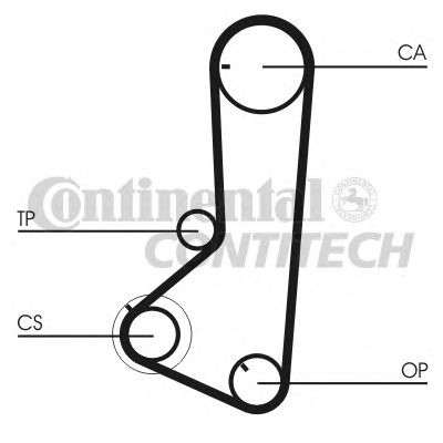 Registerrem CONTITECH CT836 CONTITECH CT836 Registerreim GREAT WALL HOVER 2024