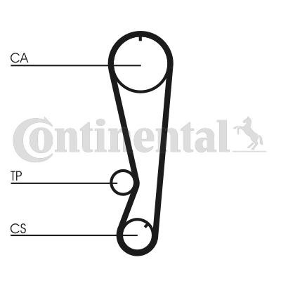 Distributieriem set CONTITECH CT850K1 CONTITECH CT850K1: Distributiesnaar Toyota CELICA 1999