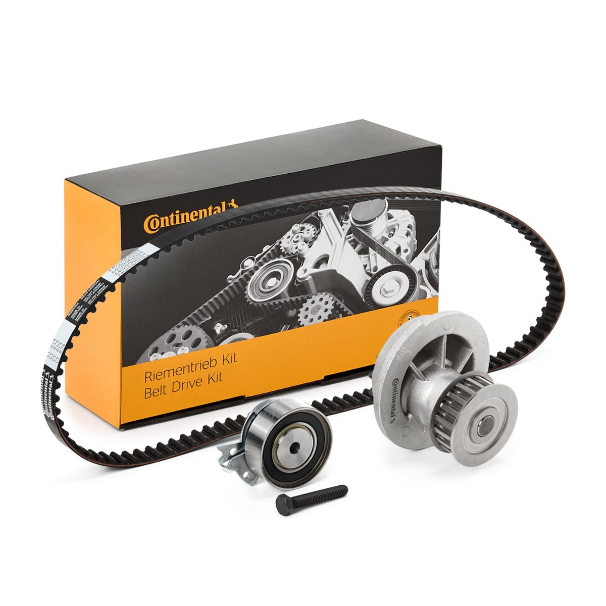 Kit de distribution + pompe à eau CONTITECH CT874WP5 CONTITECH CT874WP5: Kit complet de courroie de distribution Chevy AVEO 2004