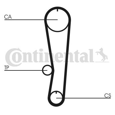 CONTITECH Jogo de correias dentadas CT895K1 CONTITECH CT895K1 Correia dentada Subaru BRZ Coupe originais preço