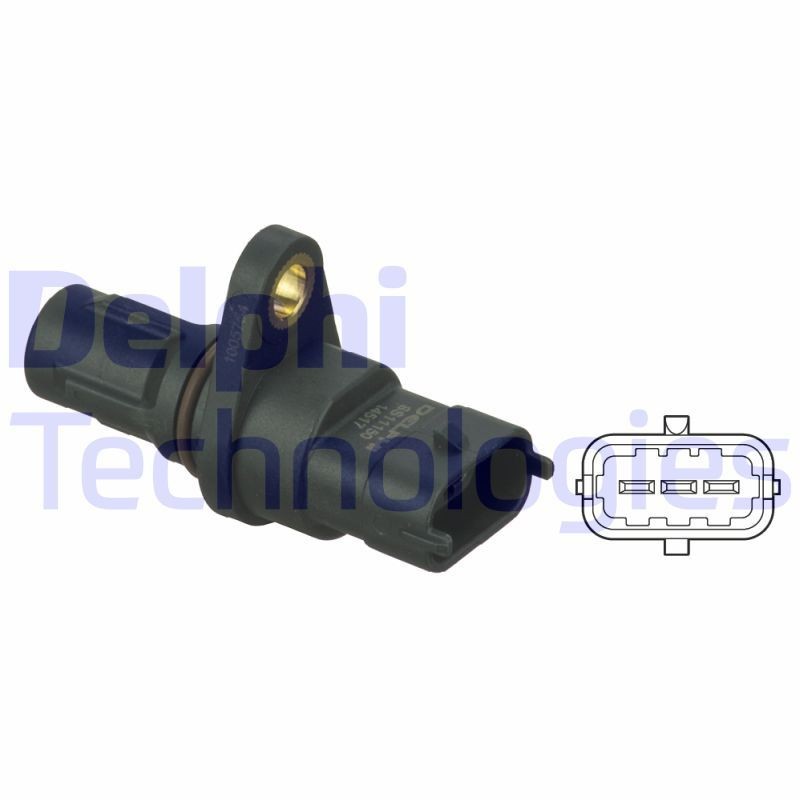 DELPHI Αισθητήρας, θέση εκκεντροφ. άξονα SS11150 DELPHI SS11150 Αισθητήρας θέσης εκκεντροφόρου Renault Trucks MESSENGER φθηνά