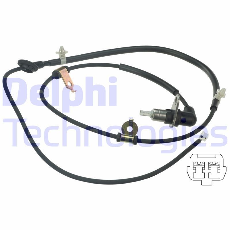 Sensor, ABS DELPHI SS20383 DELPHI SS20383 Hjulhastighetsfoler SUZUKI LIANA 2016