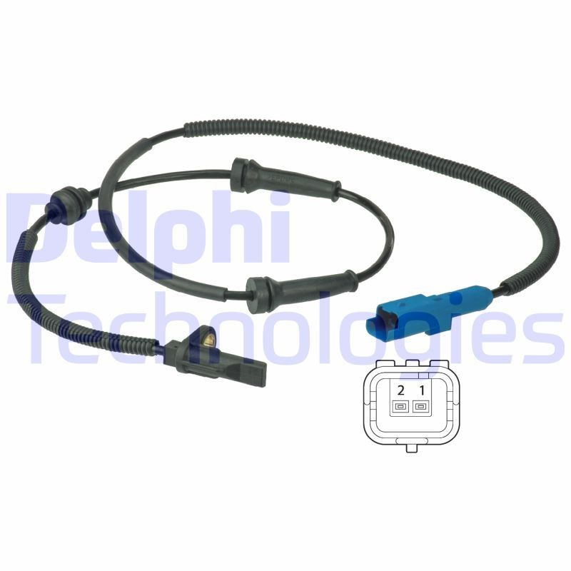 DELPHI Capteur ABS SS20390 DELPHI SS20390 Capteur ABS PEUGEOT 405 I Break (15E) 1.9 120 CV 1989