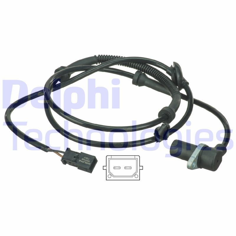 DELPHI Sensor, ABS SS20406 DELPHI SS20406 Sensor, ABS
