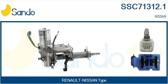 SANDO Stūres statne SSC71312.1 SANDO SSC71312.1 Stūres statne + elektriskais stūres pastiprinātājs Nissan Almera Mk2 cena