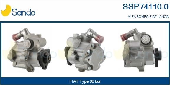 SANDO Ohjaustehostimen pumppu SSP74110.0 SSP74110.0 SANDO Ohjaustehostimen pumppu Alfa Romeo 146 hinta